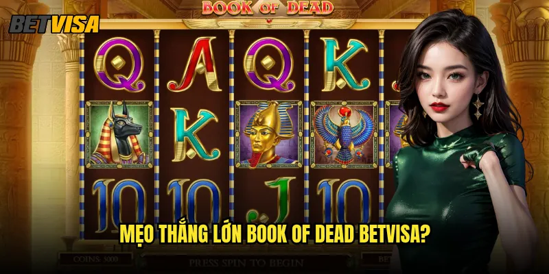 Book of Dead tại Betvisa có phần thưởng gì hấp dẫn nhất? 3 Mẹo thắng lớn Book of Dead betvisa?